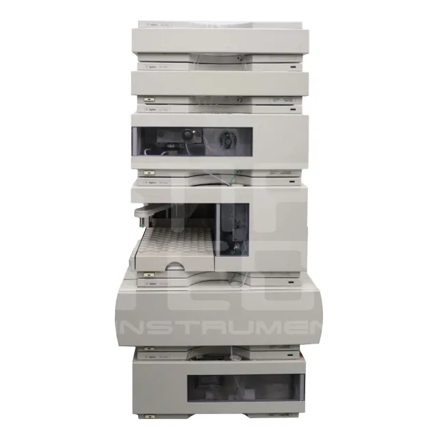 Agilent 1100 HPLC System with DAD and Quaternary Pump, for sale with warranty.