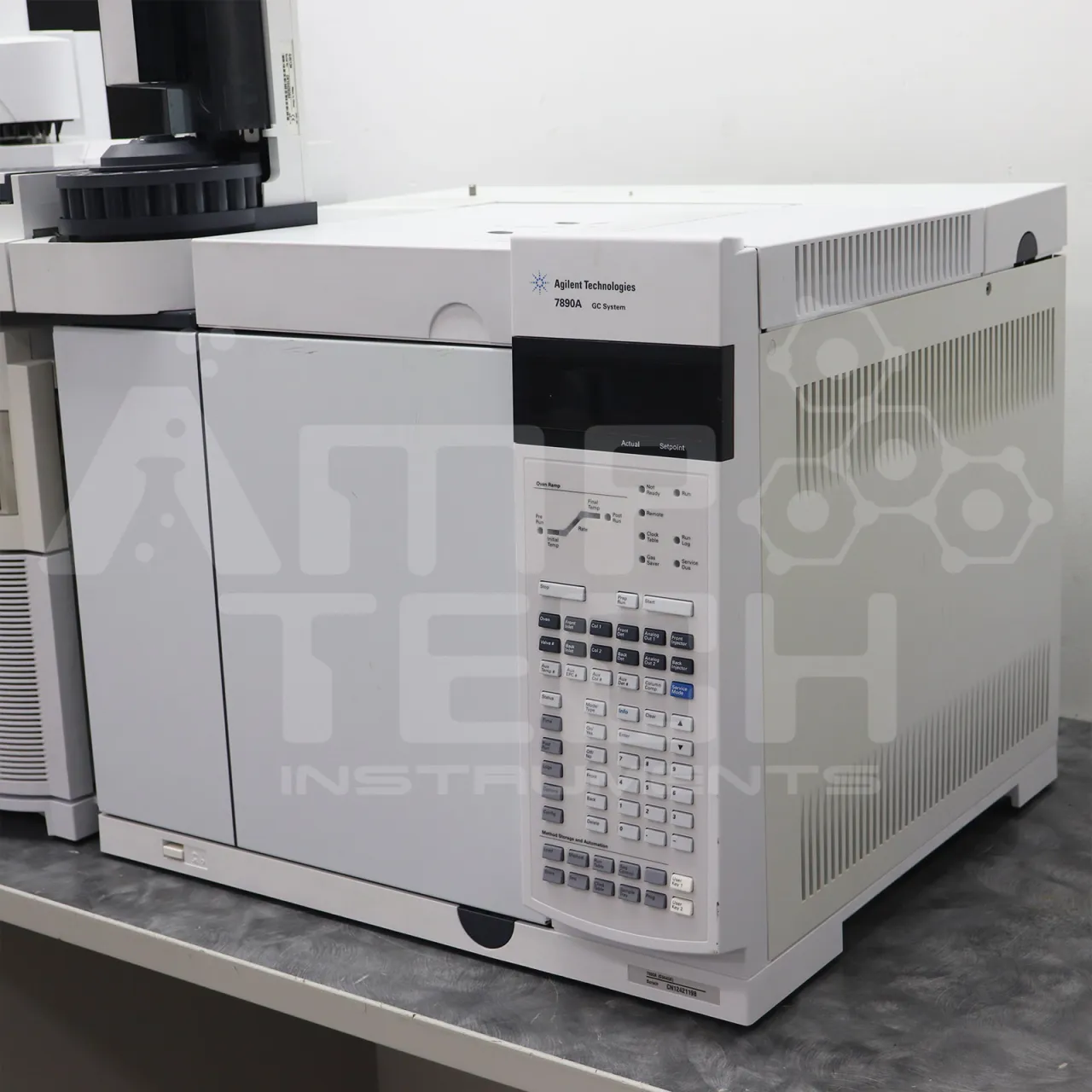 Agilent 7890A 5975C GCMS System, high-quality refurbished laboratory equipment for sale.
