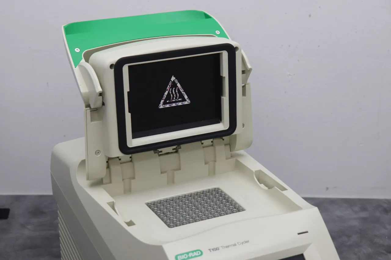 Used Bio-Rad T100 96-Well Digital Touch Screen Thermal Cycler. High-quality lab equipment for sale.