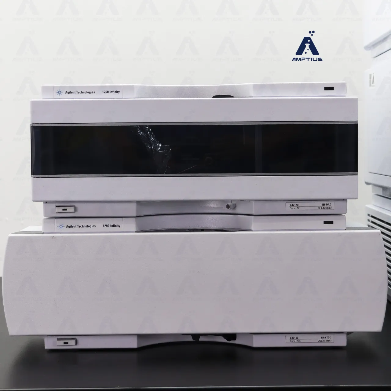 Photo of a used Agilent Infinity 1260 HPLC with DAD for sale with warranty Support.