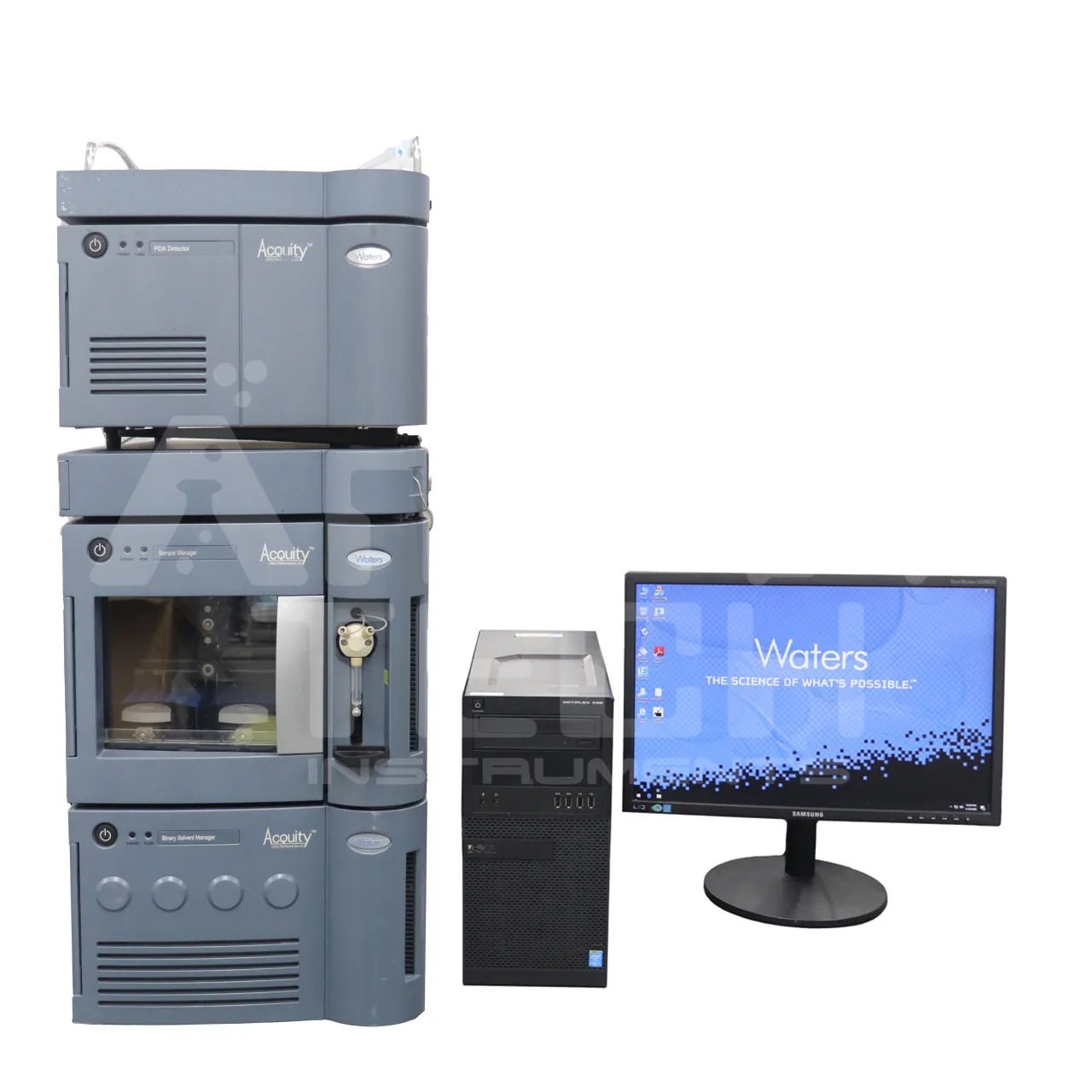 Refurbished Waters ACQUITY UPLC System with Binary Solvent Manager, Sample Manager, and PDA Detector. For sale with warranty.
