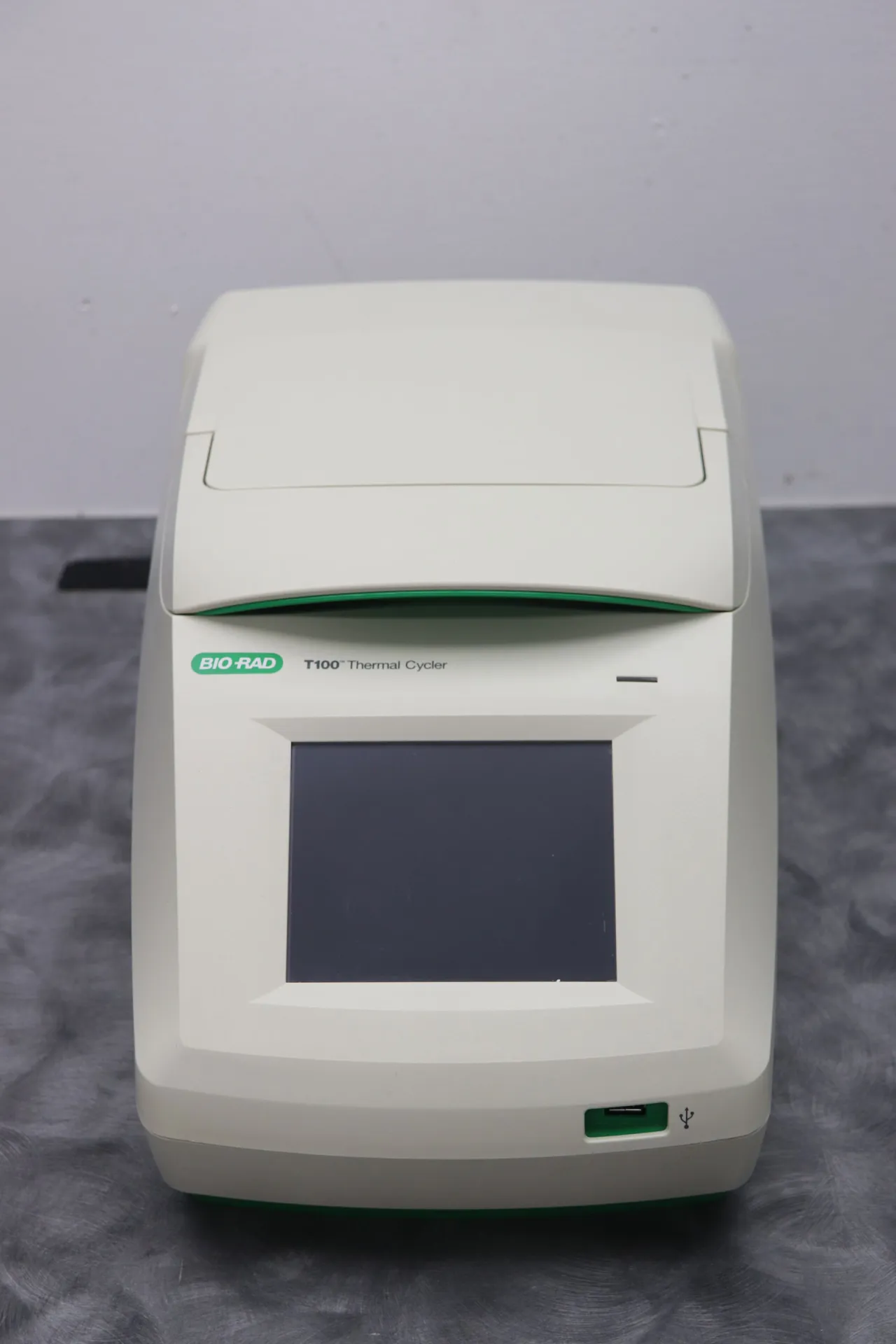 Bio-Rad T100 96-Well Digital Touch Screen Thermal Cycler. Refurbished to original manufacturer specifications by AMP Tech Instruments.